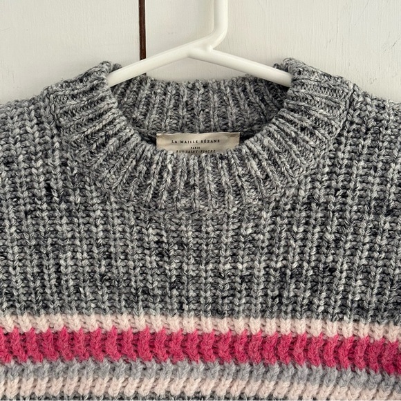 Sezane Yara Jumper Merino Wool Baby Alpaca Blend S NWT - Picture 7 of 12